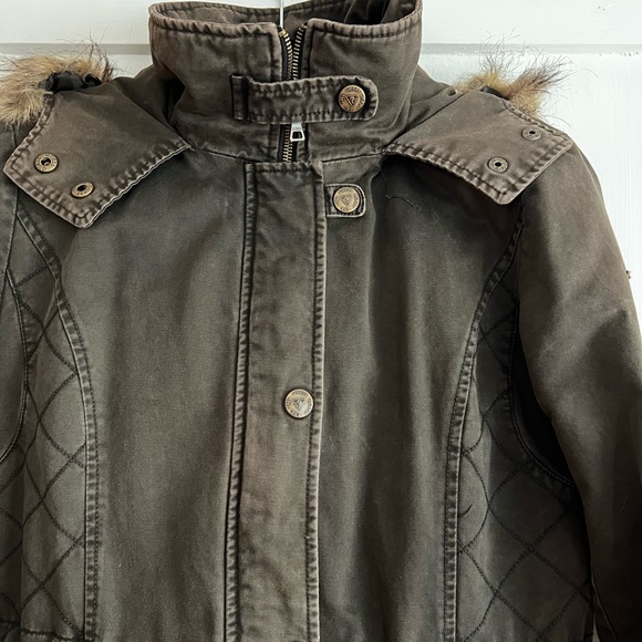 Guess Khaki jacket - Womens Small - Picture 14 of 14